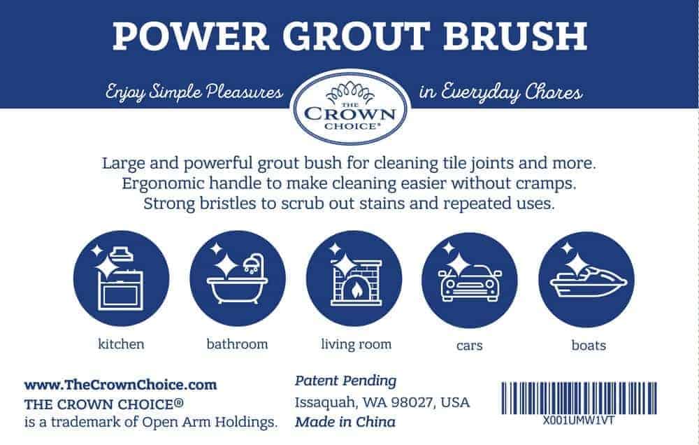 why choose the crown choice power grout cleaner