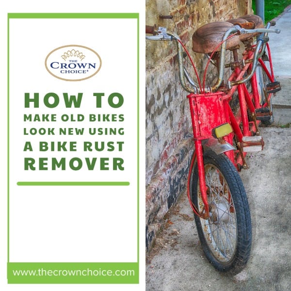 How to Make Old Bikes Look New Using a Bike Rust Remover 1 How to Make Old Bikes Look New Using a Bike Rust Remover: Red rusty bikes leaning on a wall