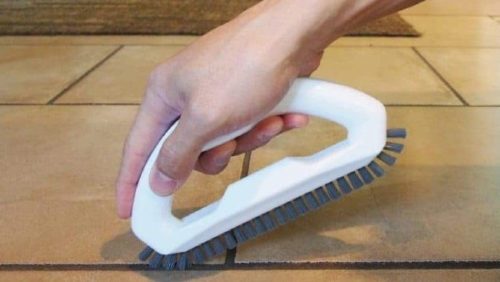 shower tile cleaning brush