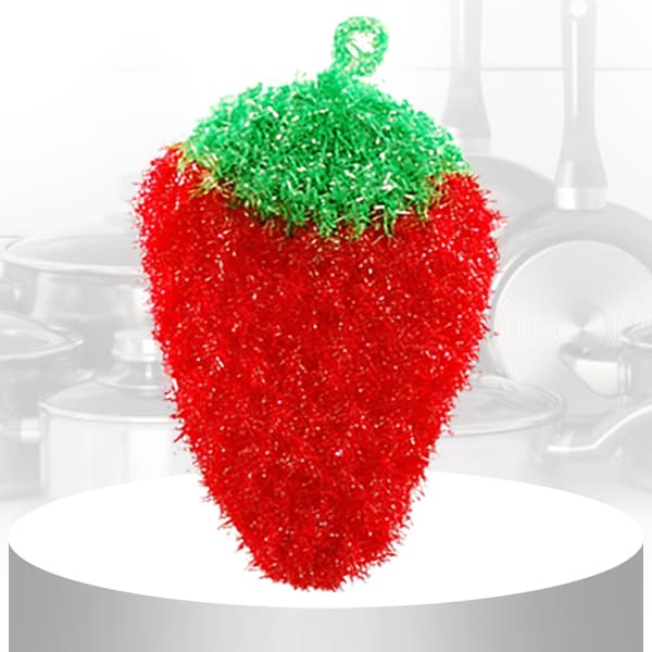Scrubbies by Dish Scrubbie - Strawberry Crochet Design - Thumbnail 2
