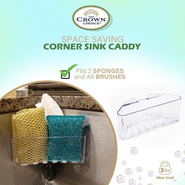 Buy online Corner Sink Caddy Space Saver — Best Sink Corner Sponge