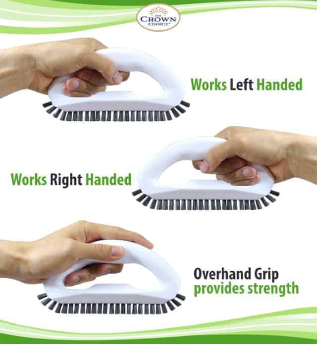 Grout Brush Say goodbye to dirty grout with this grout cleaning brush