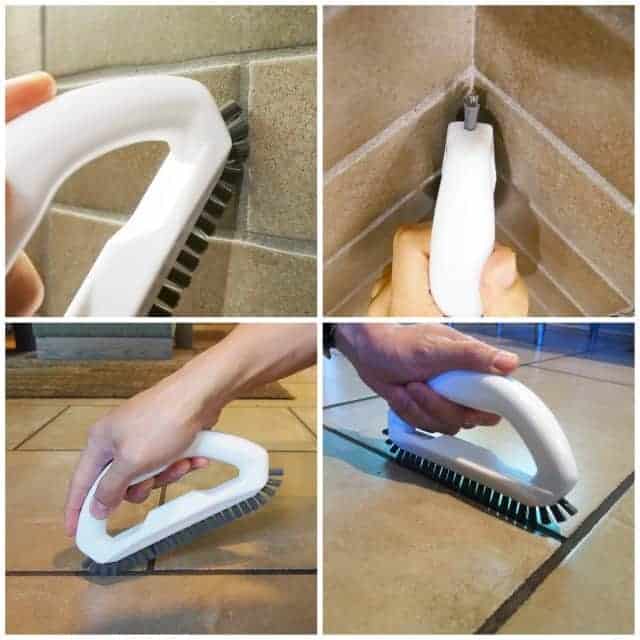 Grout Brush Say goodbye to dirty grout with this grout cleaning brush