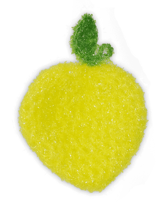 Lemon Dish Scrubbie - Kitchen scrubbies stronger than nylon scrubber 2 dish scrubbie lemon no odor scrubber