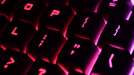 How to Clean a Laptop Keyboard Using the Best Keyboard Cleaning Brush 2 rgb violet keyboard