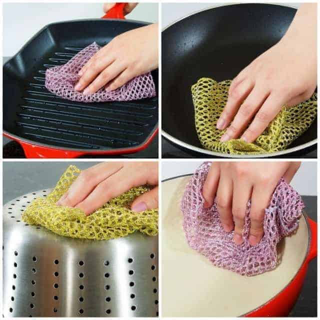 Non-Scratch Scourer - HEAVY DUTY Mesh Scouring & Scrubber Cloths
