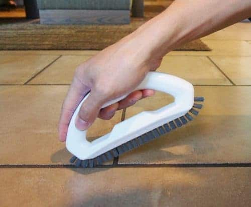 Power Grout Cleaner Brush with Stiff Angled Bristles