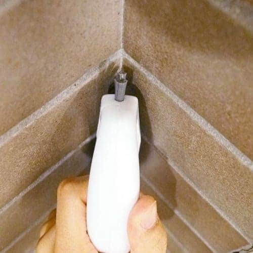 Power Grout Cleaner Brush with Stiff Angled Bristles