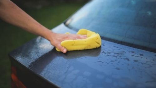 The Best Sponge Alternative - Why I'm Ecstatic To Throw My Smelly Sponges Away 1 cleaning car with spinge